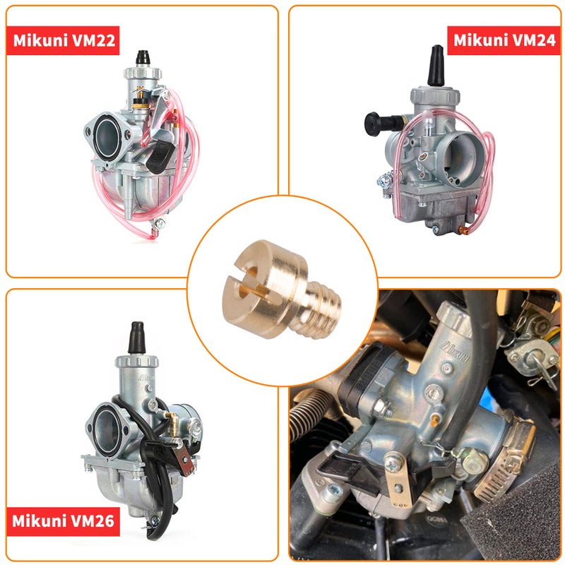 ORAEVY Carburetor Main jet kit Replace fit for VM22 Predator 212cc GX160 Honda GX200 CT200U 196cc KT196 Clones Go Kart Mini Bike Race Kart Dirt Bike Pit Bike ATVs Pack-15 From 88# To 125# - Image 5